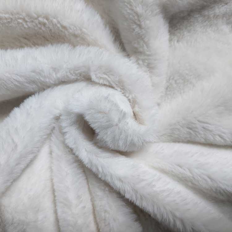 Solid Rabbit Fleece with Spandex
